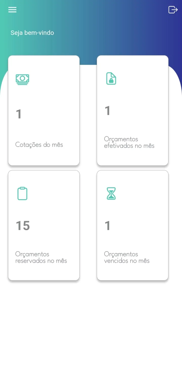 Aplicativo MSLocações: Início