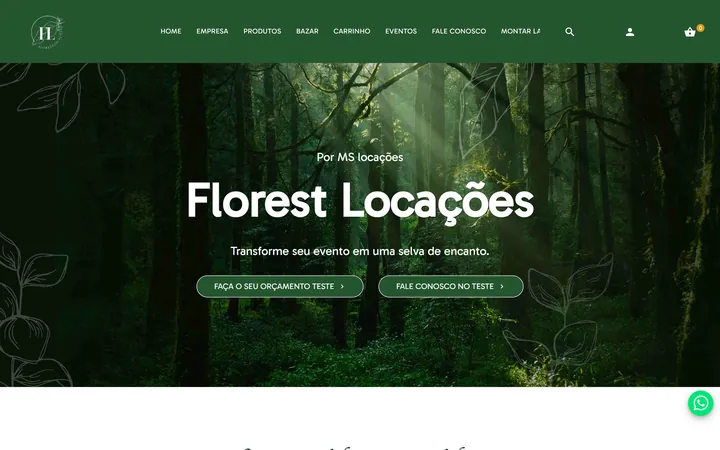 Loja virtual da sua marca, MSLocações